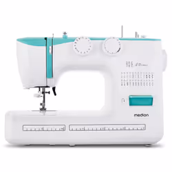 MEDION LIFE SM60, Turchese, Bianco, Cucito, 4 mm, Manopola, 700 punti al minuto, 4 mm