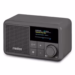 MEDION LIFE S66822 Tragbares Portatile Digitale Grigio - Vista aggiuntiva 2