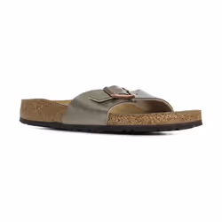 Sandalo classico Birkenstock Madrid con tomaia in materiale sintetico Birko-Flore suola a contrasto.