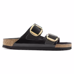 Sandali neri Arizona Sretta di Birkenstock, comodi e stilosi per donne adulte.