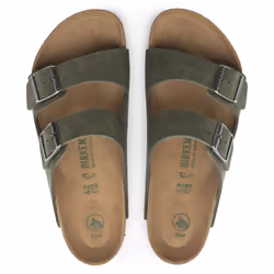Birkenstock Arizona Vegan Sandali Maschio Verde, Oliva - Vista aggiuntiva 5