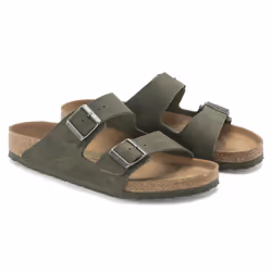 Birkenstock Arizona Vegan Sandali Maschio Verde, Oliva - Vista aggiuntiva 6