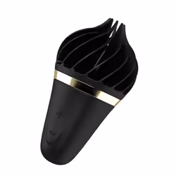Satisfyer Sweet Treat, Stimolazione clitoridea, Nero, Oro, Acrilonitrile butadiene stirene (ABS), Silicone, Ambidestro, Pulsa ...