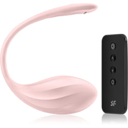Satisfyer Ribbed Petal Connect App Pink 23 cm
