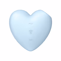Vibratore a onde di pressione a forma di cuore romantico