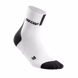 CEP Short 3.0, Calzini da corsa, Grigio, Bianco, Adulto, Femmina, Lunghezza al polpaccio, Allenamento e palestra