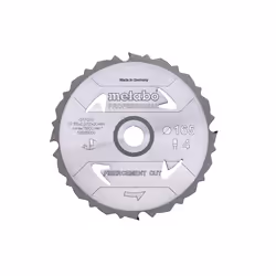 Metabo 628289000, Cemento, Gesso, 16,5 cm, 2 cm, Diamante policristallino (PCD), 1,6 mm, Metabo