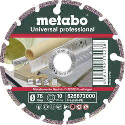 Metabo - Disco da taglio Diamond-UP, Ø76x10 mm per smerigliatrice