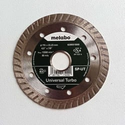 Metabo 628551000 lama circolare 11,5 cm 1 pz