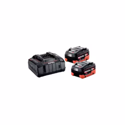Metabo Set base batterie 18 V SE LiHD (685190000) 2 x pacchi batteria LiHD 18 V / 5,5 Ah Caricabatterie rapido ASC 145