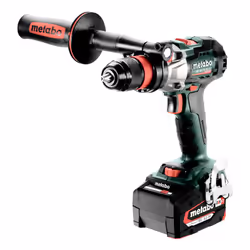 Metabo SB 18 LTX BL Q I, Senza chiave, Nero, Verde, Rosso, 550 Giri/min, 2000 Giri/min, 1,5 mm, 1,3 cm