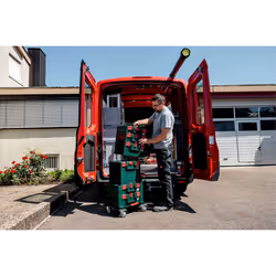 Metabo 626882000 Cassetta degli attrezzi Valigetta rigida per attrezzi Acrilonitrile butadiene stirene (ABS) Verde, Rosso - Vista aggiuntiva 8