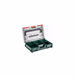 Metabo metaBOX 63 XS Organizer (626896000) Sistema intelligente di trasporto e stoccaggio per piccoli pezzi e accessori Coper ...