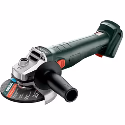 Metabo Akku-Winkelschleifer W 18 7-125 (602371840) Robuster Akku-Winkelschleifer mit starkem Motor und schlanker Bauform für ...
