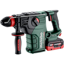 Martello combinato a batteria Metabo KH 18 LTX BL 35 Q, 2x LIHD 5,5AH + caricatore in metaBOX 185 XL