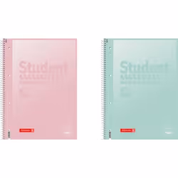 Brunnen 10-67 327 96, Immagine, Colore menta, Rosa, A4, 80 fogli, 90 g/m², Carta rigata