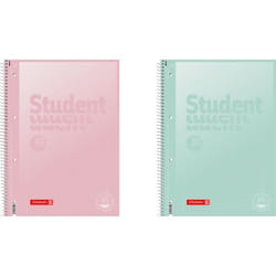 Brunnen 10-67 327 96 quaderno per scrivere A4 80 fogli Colore menta, Rosa