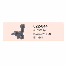 Staffa, giunto a sfera a ganasce ACPS-ORIS 022-844