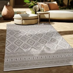 Paco Home - Tappeto Per Esterno Da Balcone Terrazza Tappeto Cucina Moderno Boho Etnico 80x150 cm, Beige 2