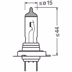 Lampada alogena OSRAM H7 Night Breaker 200 12V, 55W, 1 Pezzo