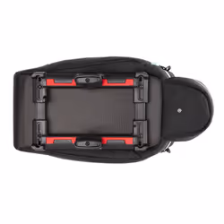 VAUDE Silkroad L Posteriore Borsa da bicicletta 11 L Poliammide, Poliuretano Nero - Vista aggiuntiva 3