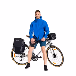 VAUDE OnTour Box M Frontale Borsa da bicicletta 4 L Poliestere, Poliuretano Nero, Grigio - Vista aggiuntiva 8
