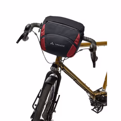 VAUDE 15327 Frontale Borsa da bicicletta 6 L Poliestere Nero, Rosso - Vista aggiuntiva 5