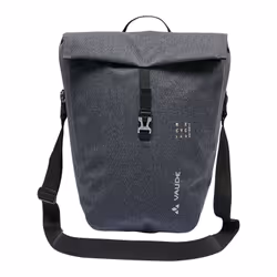 VAUDE ReCycle Pro Single, Posteriore, Borsa da bicicletta, Tessuto, Poliammide, Poliestere, Poliuretano, Nero, Grigio, 22 L, ...