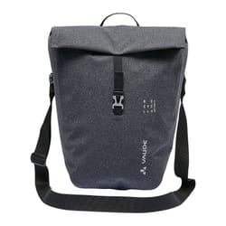 VAUDE ReCycle Pro Single Posteriore Borsa da bicicletta 22 L Tessuto, Poliammide, Poliestere, Poliuretano Nero, Grigio