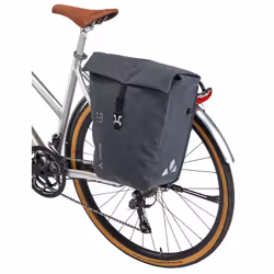 VAUDE ReCycle Pro Single Posteriore Borsa da bicicletta 22 L Tessuto, Poliammide, Poliestere, Poliuretano Nero, Grigio - Vista aggiuntiva 4