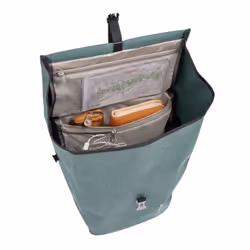VAUDE ReCycle Pro Single Posteriore Borsa da bicicletta 22 L Tessuto, Poliammide, Poliestere, Poliuretano Nero, Grigio - Vista aggiuntiva 6