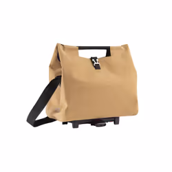 VAUDE ReCycle Shopper Posteriore Borsa da bicicletta 10 L Tessuto, Poliammide, Poliestere, Poliuretano Marrone - Vista aggiuntiva 2