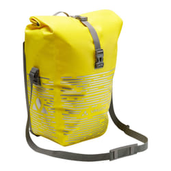 VAUDE Aqua Back Luminum Single II Posteriore Borsa da bicicletta 24 L Poliestere, Poliuretano termoplastico (TPU) Grigio, Giallo