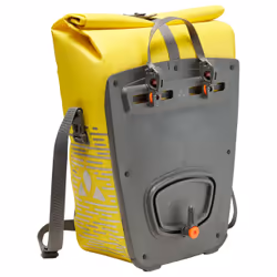 VAUDE Aqua Back Luminum Single II Posteriore Borsa da bicicletta 24 L Poliestere, Poliuretano termoplastico (TPU) Grigio, Giallo - Vista aggiuntiva 2
