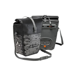 VAUDE Aqua Back Luminum II Posteriore Borsa da bicicletta 24 L Poliestere, Poliuretano Nero, Bianco
