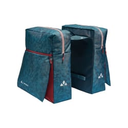 VAUDE TwinZipper Cornice Borsa da bicicletta 48 L Poliestere, Poliuretano Blu