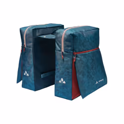 VAUDE TwinZipper Cornice Borsa da bicicletta 48 L Poliestere, Poliuretano Blu - Vista aggiuntiva 3