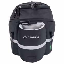 VAUDE Silkroad L Posteriore Borsa da bicicletta 11 L Poliestere, Poliuretano Nero - Vista aggiuntiva 5