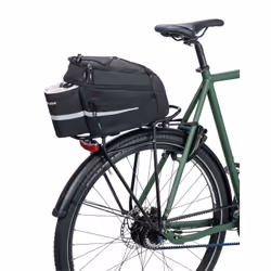 VAUDE Silkroad L Posteriore Borsa da bicicletta 11 L Poliestere, Poliuretano Nero - Vista aggiuntiva 8
