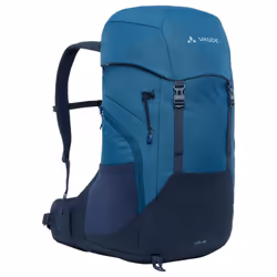 VAUDE Jura 32, Telaio interno, Alto, Imbottitura posteriore, Trekking, Nero, Blu, Adulto