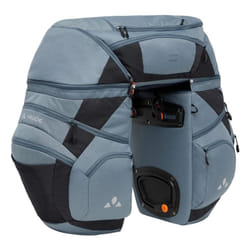 VAUDE Karakorum Pro Posteriore Borsa da bicicletta 65 L Poliestere, Poliuretano, Polietilene tereftalato riciclato (rPET) Nero, Blu