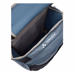 VAUDE Karakorum Pro Posteriore Borsa da bicicletta 65 L Poliestere, Poliuretano, Polietilene tereftalato riciclato (rPET) Nero, Blu