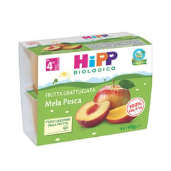 HiPP Mela Pesca Frutta Grattugiata 4 x 100g