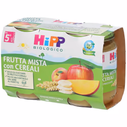 HiPP Frutta mista con cereali 2x125 g Pappa