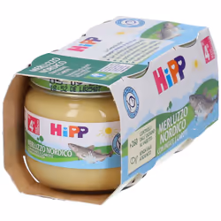 HiPP Omogeneizzato Merluzzo con Patate e Carote 2x80 g Pappa