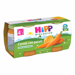 HiPP Biologico Carote con Patate 2x80 g Pappa