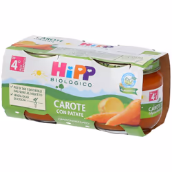 HiPP Biologico Carote con Patate 2x80 g Pappa