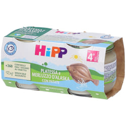 HiPP Platessa e Merluzzo D'Alaska con patate 2x80 g Pappa