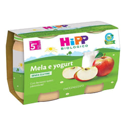 HiPP Biologico Omogeneizzato Mela e Yogurt 2x125 g Pappa