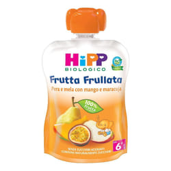 HiPP Biologico Frutta Frullata Pera e Mela con Mango Maracuja 90 g